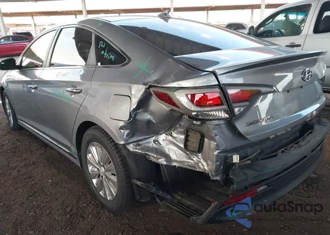 2016 Hyundai Sonata Hybrid Se from USA, damaged, VIN KMHE24L17GA035260